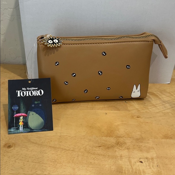 Studio Ghibli My Neighbor Totoro Soot Sprites Small Makeup Bag - Picture 4 of 16